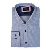 Brooksfield 1596 Luxe Cotton Neat Box Pattern Fashion Shirt