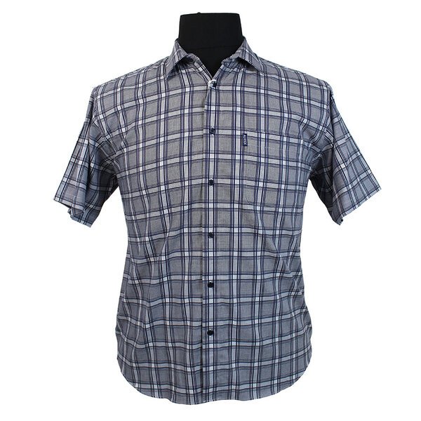 Aertex PYH1000124  Cellular Cotton Check  SS Shirt-shop-by-brands-Beggs Big Mens Clothing - Big Men's fashionable clothing and shoes