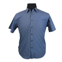 Innsbrook Cotton Small Square Print SS Shirt