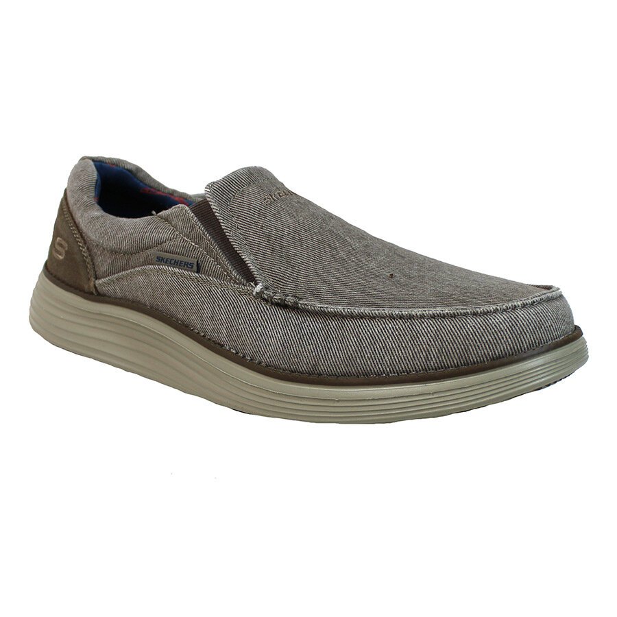 Skecher 66014 Canvas Fabric Upper Slip On Casual Shoe - See the Largest ...