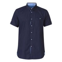 D555 10114 Cotton Classic Plain  Buttondown Collar Fashion Shirt