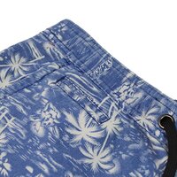 Berlin P251 Stretch Cotton Mix Fabric Palm Print Fashion Short 