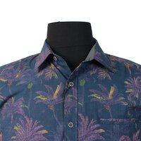 Berlin Limited Edition 643 Pure French Cotton Palm Design Fashion Shirt