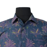 Berlin Limited Edition 643 Pure French Cotton Palm Design Fashion Shirt