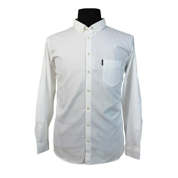 Ben Sherman BS485781 Pure Cotton Oxford Buttondown Collar Shirt-shop-by-brands-Beggs Big Mens Clothing - Big Men's fashionable clothing and shoes