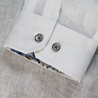 Berlin Limited Edition L648 Pure Linen Classic Fashion Shirt