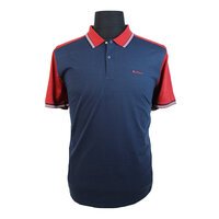 Ben Sherman BS55903 Pure Cotton Multi Block Colour Tipped Polo