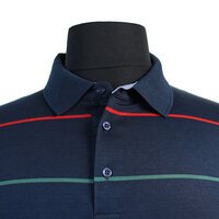 Kitaro Pure Cotton Horizontal Banded Fashion Polo