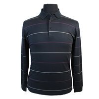 Kitaro 185140 Pure Cotton Horizontal Banded Fashion Polo