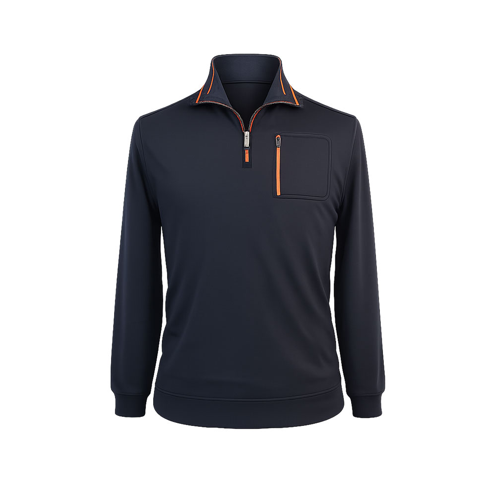 CASA MODA - Cotton Mix Winter Weight Half Zip Sweat Top