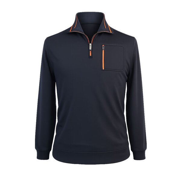 CASA MODA - Cotton Mix Winter Weight Half Zip Sweat Top-shop-by-brands-Beggs Big Mens Clothing - Big Men's fashionable clothing and shoes