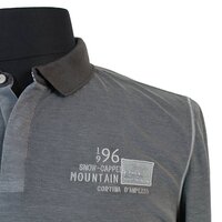 Kitaro Pure Cotton Alpine Valley Motif Fashion Polo