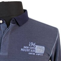Kitaro 185529 Pure Cotton Alpine Valley Motif Fashion Polo