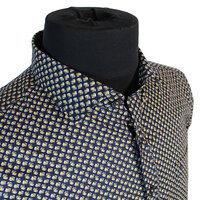 Casa Moda Pure Cotton Diamond Print Standard Collar