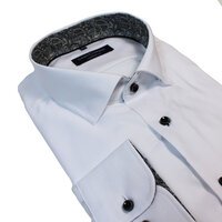 Casa Moda Cotton Chambray Weave Plain Business Shirt