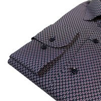 Casa Moda Easy Care Cotton Circles Pattern Business Shirt