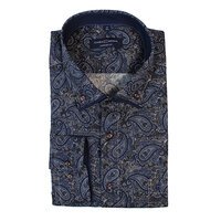 Casa Moda Easy Care Brocade Paisley Pattern Business Shirt