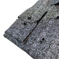 Casa Moda Easy Care Cotton Fine Paisley Pattern Business Shirt