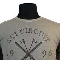 Kitaro Fine Cotton Ski Circuit Print Long Sleeve Tee