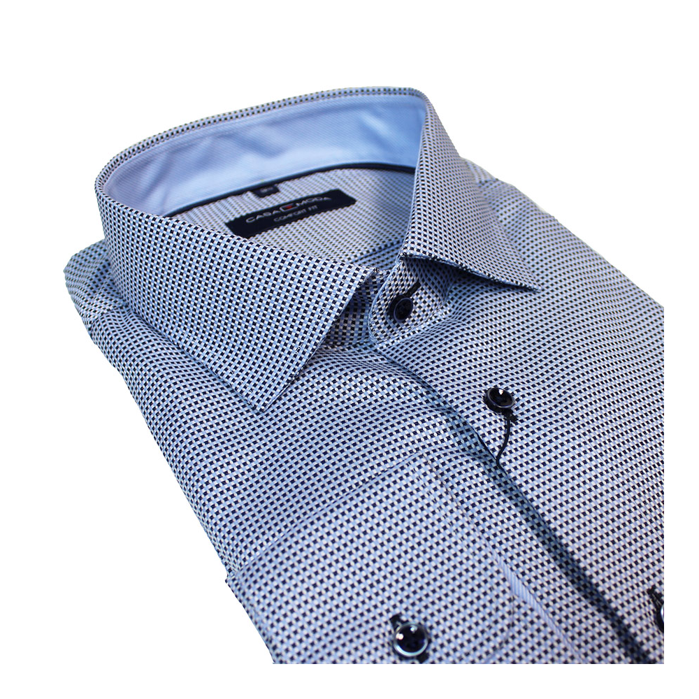 Casa Moda Non Iron Cotton Neat Dot Pattern Business Shirt