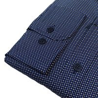 Casa Moda Cotton Haphazard Dot Pattern Long Sleeve Shirt