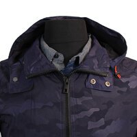 S4 New York Camo Pattern Water Repellent  Rain Jacket