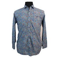 Casa Moda  Abstract Paisley Print Casual Long Sleeve Shirt