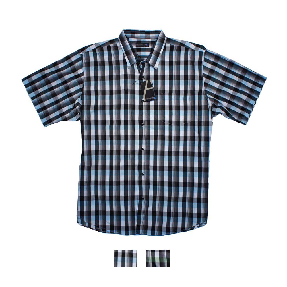 Fred A - Short Sleeve Shirt - Bold Check