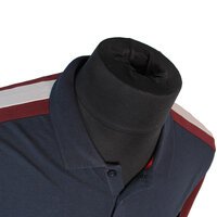 D555 Cotton Shoulder Detail Polo with Pocket