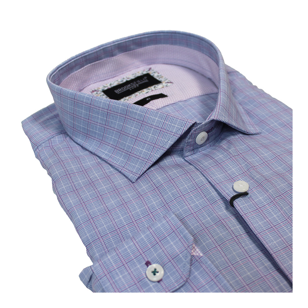 Brooksfield 1640 Check Fashion Shirt