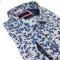 Brooksfield 1645 Floral Print Fashion Shirt