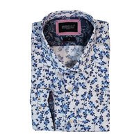 Brooksfield 1645 Floral Print Fashion Shirt