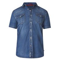 D555 10115 Cotton Denim Style Twin Pocket Fashion Shirt