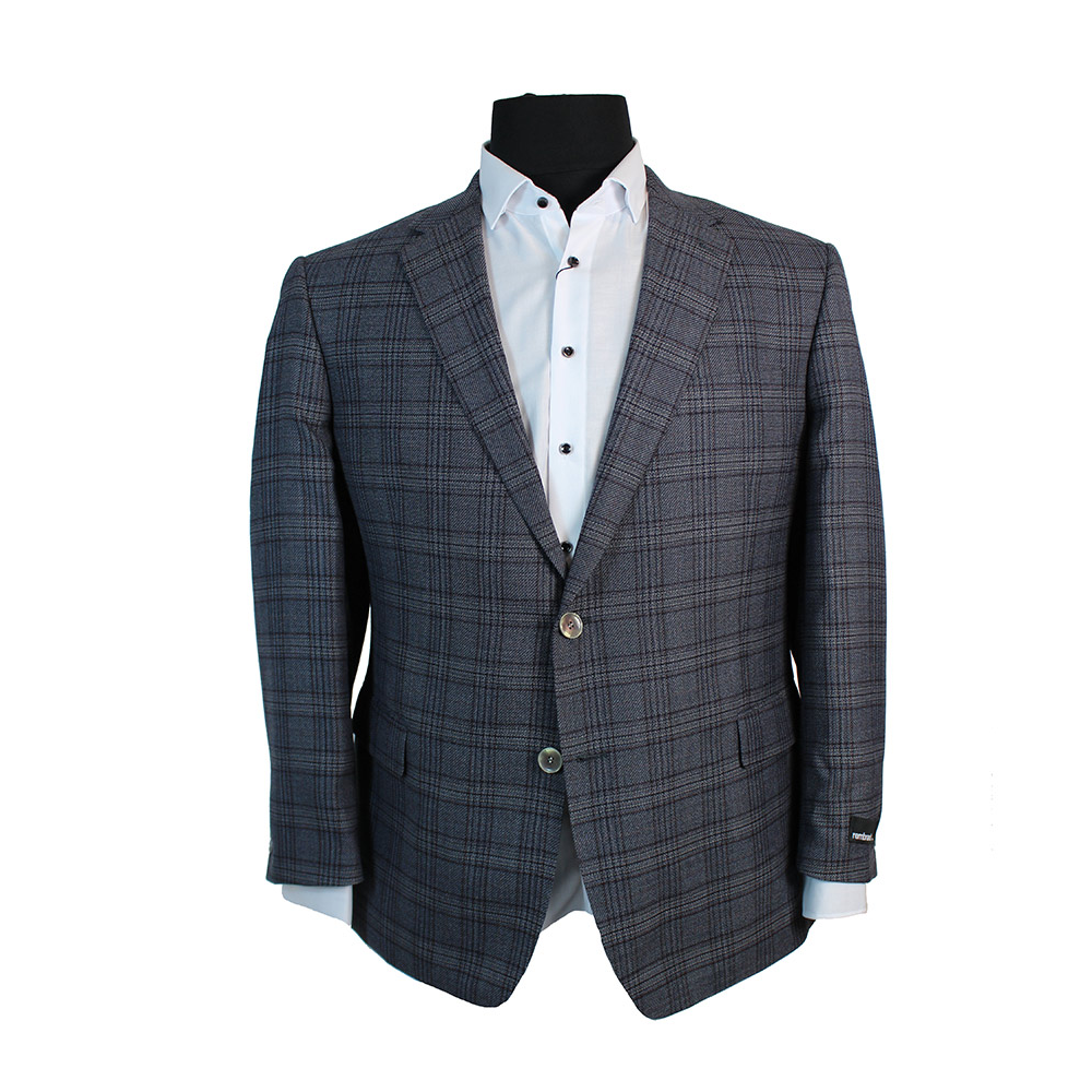 Rembrandt Wool Mix Multi Window Pane Check Sports Coat