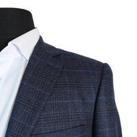 Rembrandt Reda Pure Wool Faded Check Sports Coat
