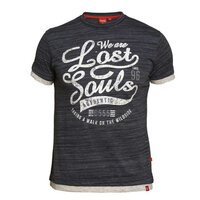  D555 Cotton Poly Mix Lost Souls 96 Print Fashion Tee