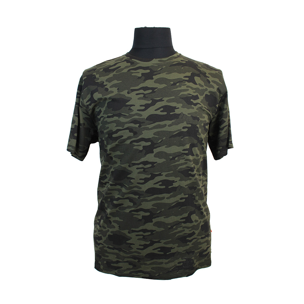 D555 Cotton Camo Print Fashion Tee