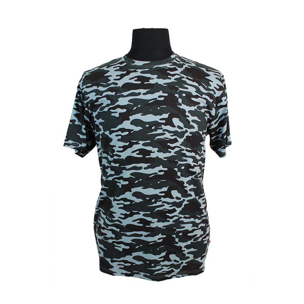 D555 Cotton Camo Print Fashion Tee