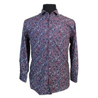 Casa Moda 4932487 Pure Cotton Paisley Print Standard Collar