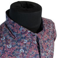 Casa Moda 4932487 Pure Cotton Paisley Print Standard Collar