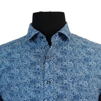 Casa Moda Pure Cotton Floral Print Fashion Shirt