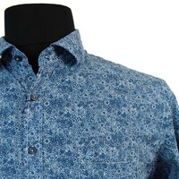 Casa Moda Pure Cotton Floral Print Fashion Shirt