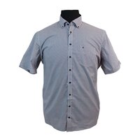 Casa Moda Cotton Neat Diamond Pattern Buttondown Collar