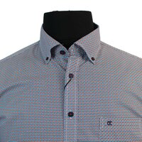 Casa Moda Cotton Neat Diamond Pattern Buttondown Collar