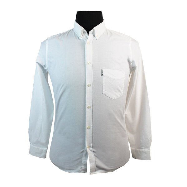 Ben Sherman Cotton Buttondown Collar Oxford Weave Shirt-shop-by-brands-Beggs Big Mens Clothing - Big Men's fashionable clothing and shoes