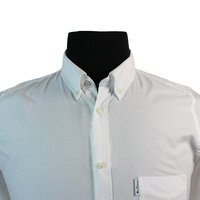 Ben Sherman Cotton Buttondown Collar Oxford Weave Shirt