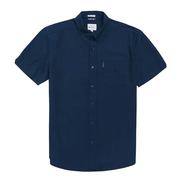 Ben Sherman Cotton Buttondown Collar Oxford Weave Shirt-shop-by-brands-Beggs Big Mens Clothing - Big Men's fashionable clothing and shoes