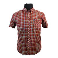 Ben Sherman Cotton Buttondown Collar Multi Check Shirt