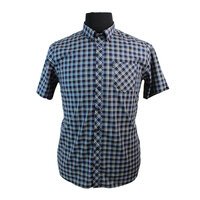 Ben Sherman Cotton Buttondown Collar Multi Check Shirt