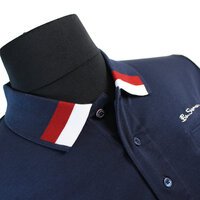 Ben Sherman Smooth Cotton Trim Detail Polo